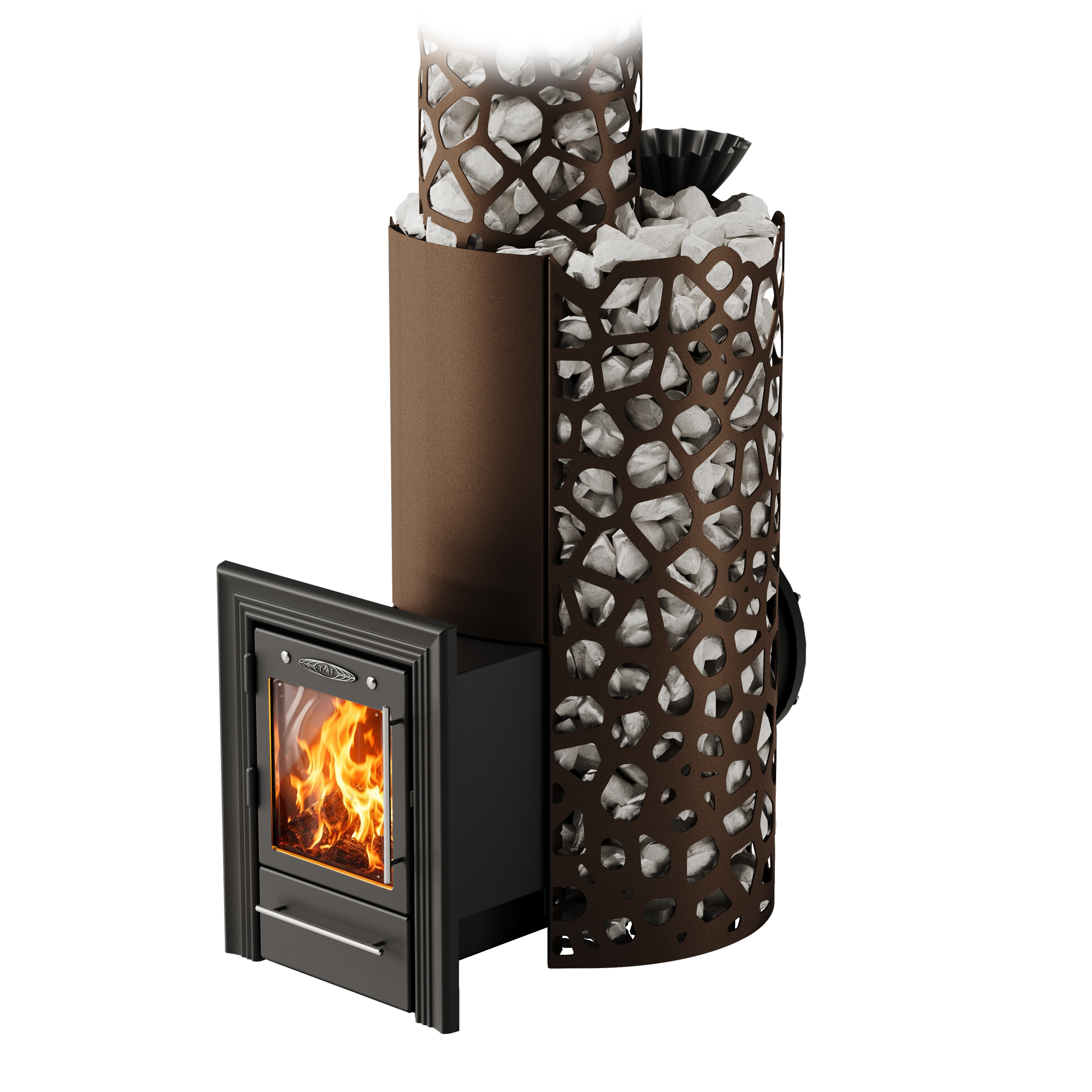 Модель Аврора Inox Люмина с иллюминатором, черная бронза